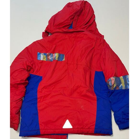 Vintage LL Bean Kids Zip Up Hooded Jacket Coat Fleece Lined Winter Youth Size L - Picture 5 of 7